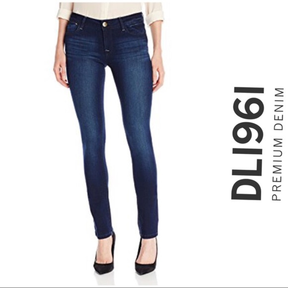 DL1961 Grace Hi Rise Straight Leg 360 Stretch Denim Jeans 29